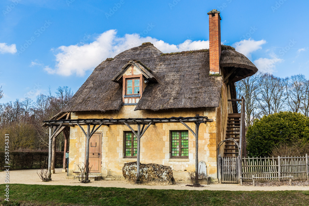 Hameau de la Reine in the park of the Château de Versailles, France