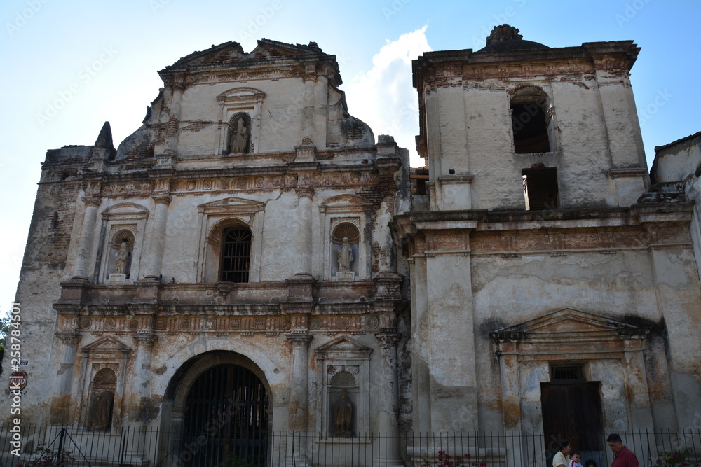 Vieille Ville Colorée Antigua Guatemala