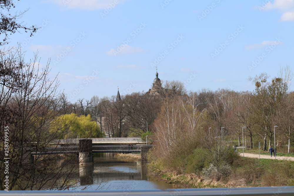 Obraz premium flußlandschaft