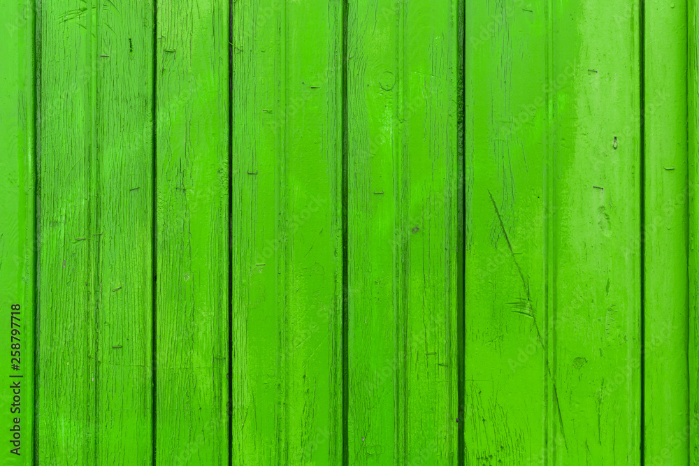 The old green wood texture with natural patterns The old green wood texture with natural patterns