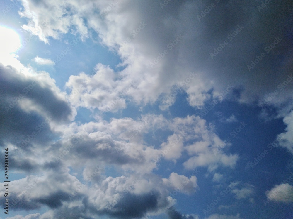 Sky, clouds, when it rains