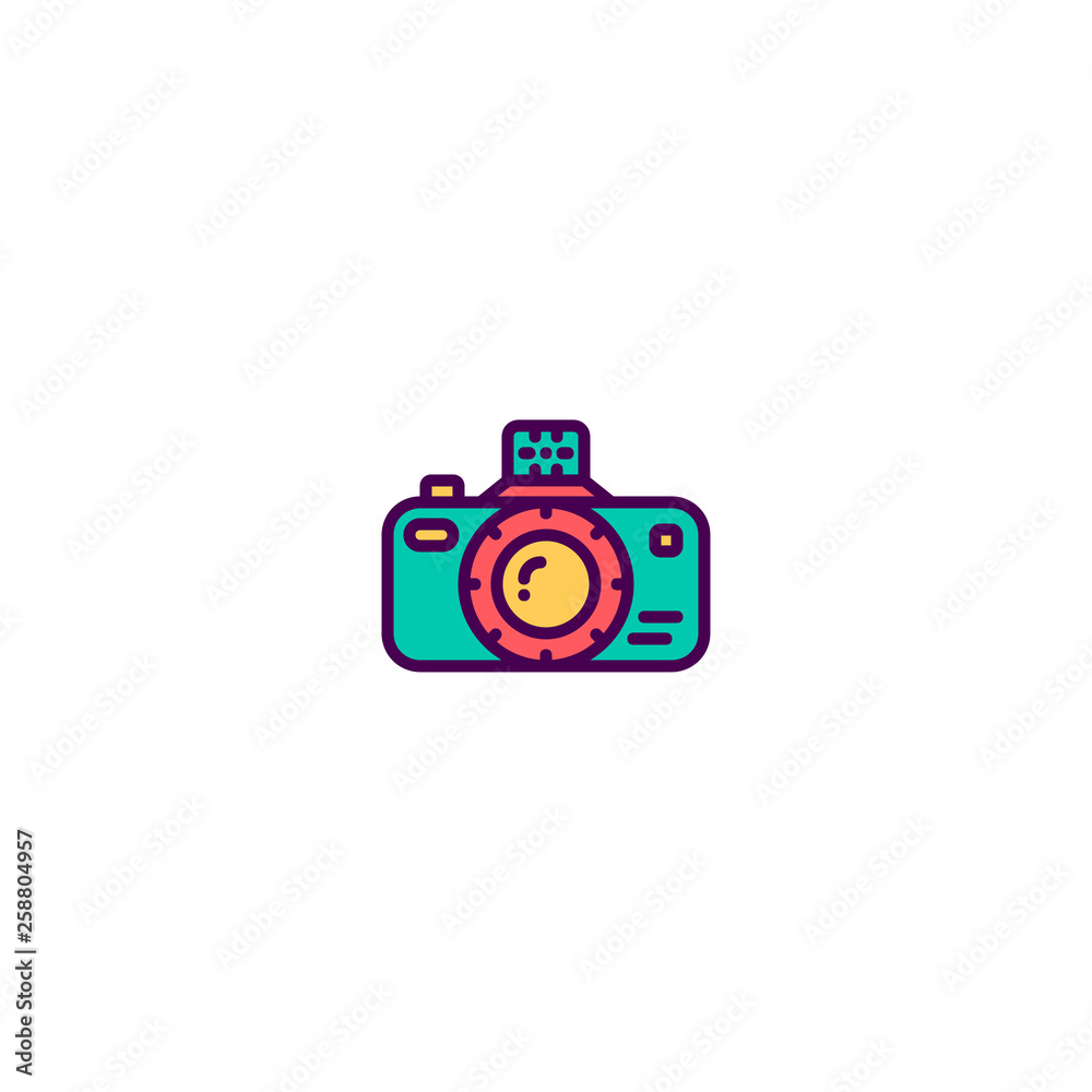 Photo Camera icon design. Photography and video icon vector design Photo Camera icon design. Photography and video icon vector design