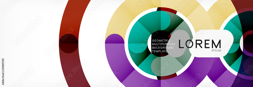 Line design circles abstract background Line design circles abstract background