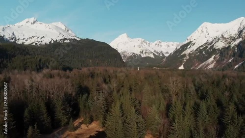 Spring time views from Alaska's Chugach mountains