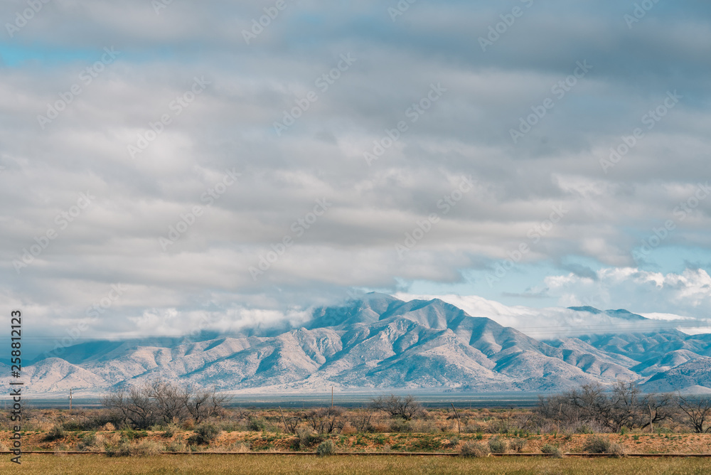Mountains in the desert of eastern Arizona
