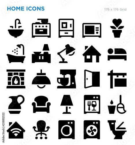 Home Vector Icon Set