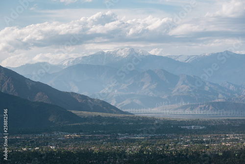 View of mountains in Palm Springs, California