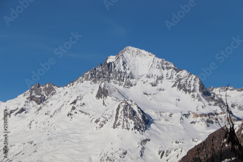Rhône-Alpes - Savoie - Maurienne - Val-Cenis - Dent Parrachée enneigée © Marytog