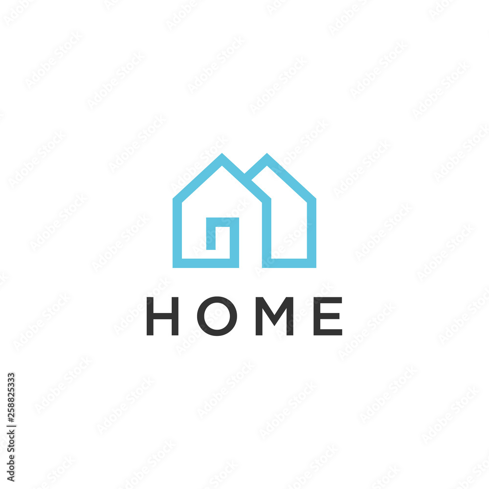 simple home logo design