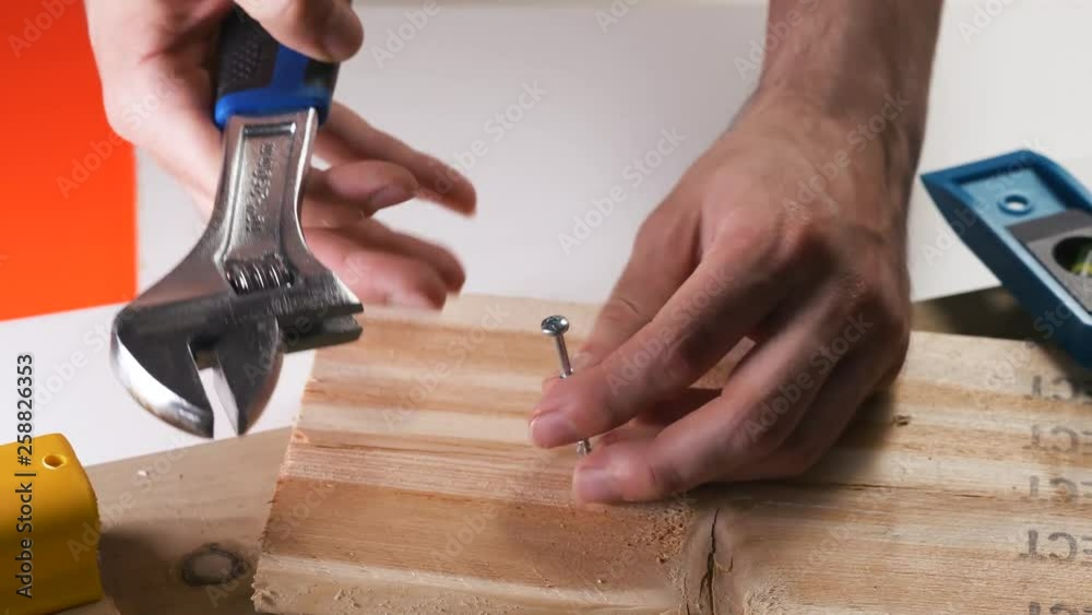 Using the wrong tool for the nailing job.