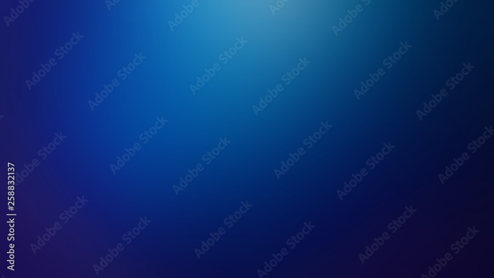 Dark Blue Defocused Blurred Motion Gradient Abstract Background, Widescreen - obrazy, fototapety, plakaty 