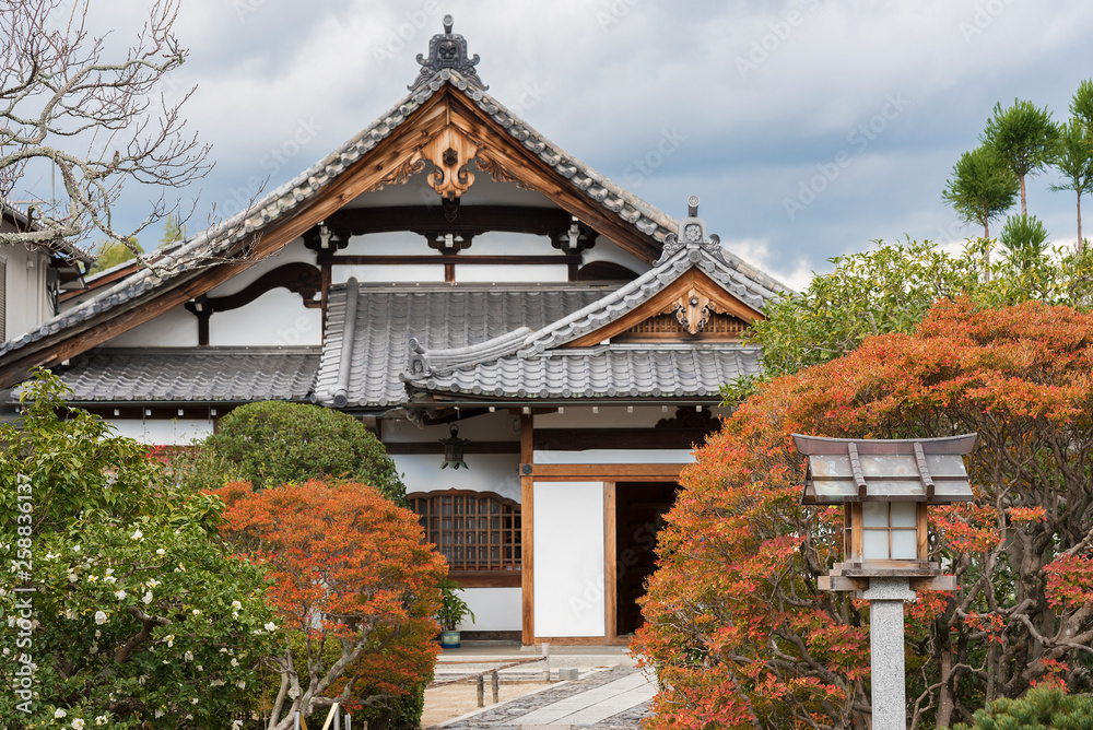 Historical architecture in Arashiyama, Kyoto, Japan