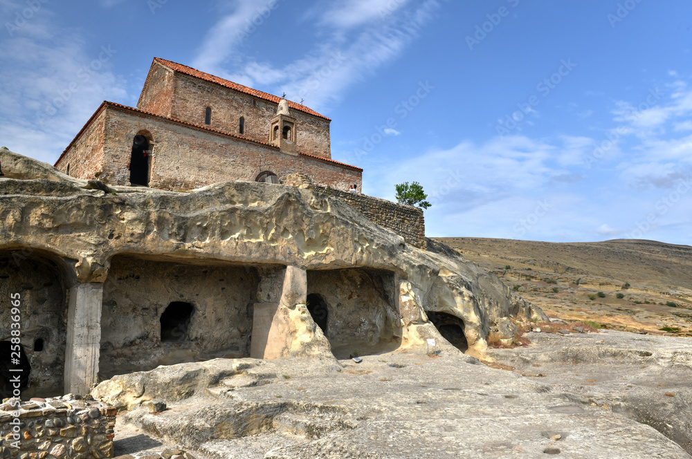Naklejka premium Church Of Prince - Uplistsikhe, Georgia