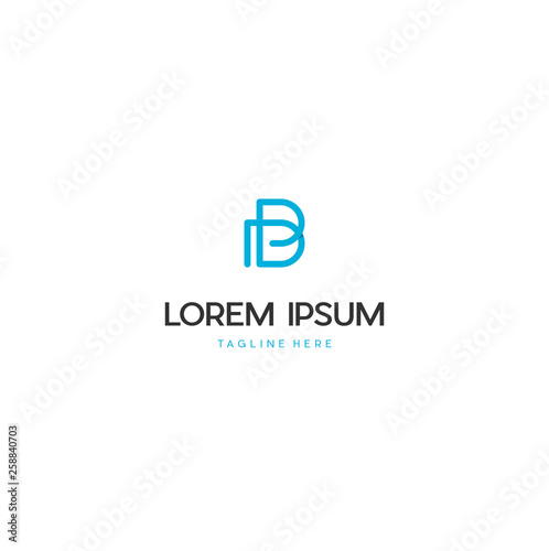 Modern and unique letter B initials logo design, Abstract letter B modern logo icon design concept. Free Download Modern and unique letter B initials logo design, Abstract letter B modern logo icon design concept. - GFXLoad