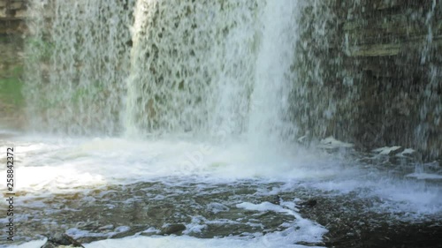 Wallpaper Mural Slow motion footage of waterfall in Europe, Estonia Torontodigital.ca