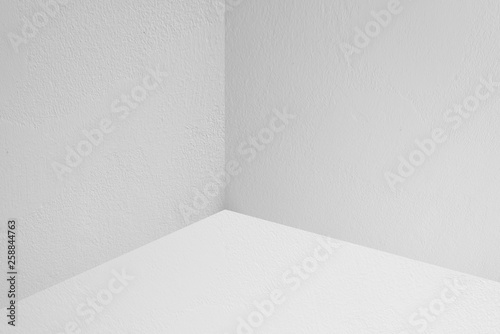empty room with concrete wall and floor backgrounds, use for display product © theevening