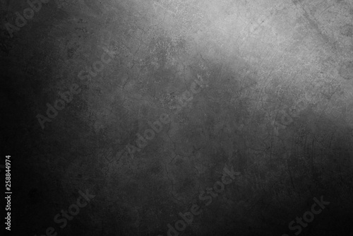 Old grunge black cement wall texture background