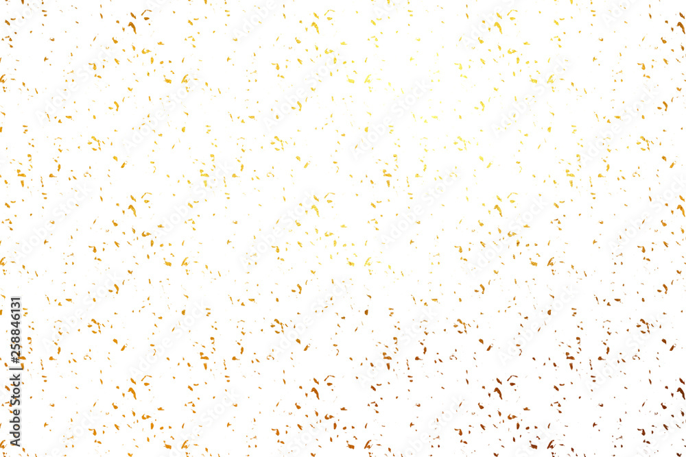 Digital gold texture pattern on white background for print and design.