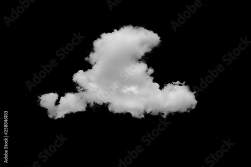 White clouds on black sky, Nature theme