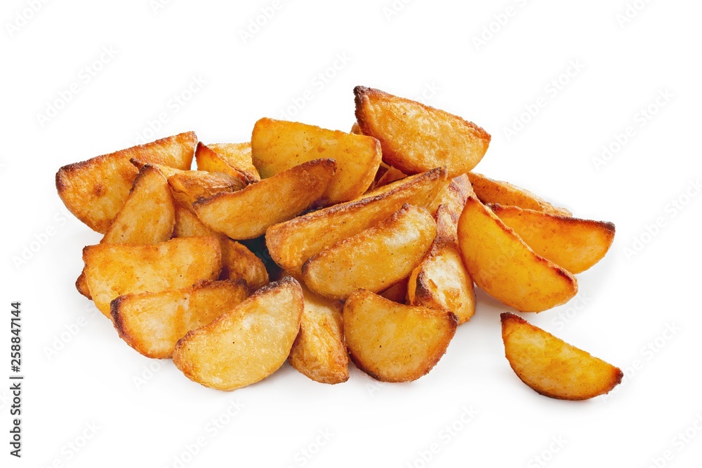 Chips against white background