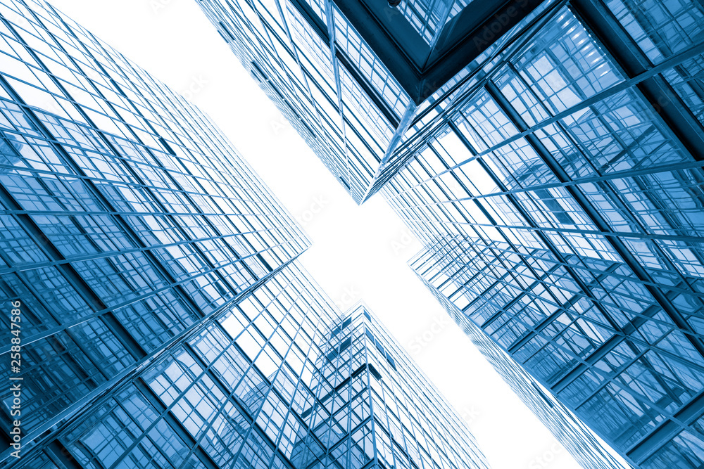 low angle view of skyscrapers in Shenzhen,China. Stock 写真 | Adobe Stock