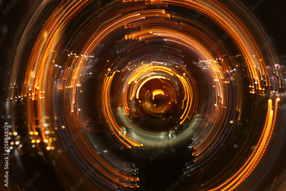 concept image of seeing the Light at the End of the Tunnel. sci fi or mystery concept image of seeing the Light at the End of the Tunnel. sci fi or mystery