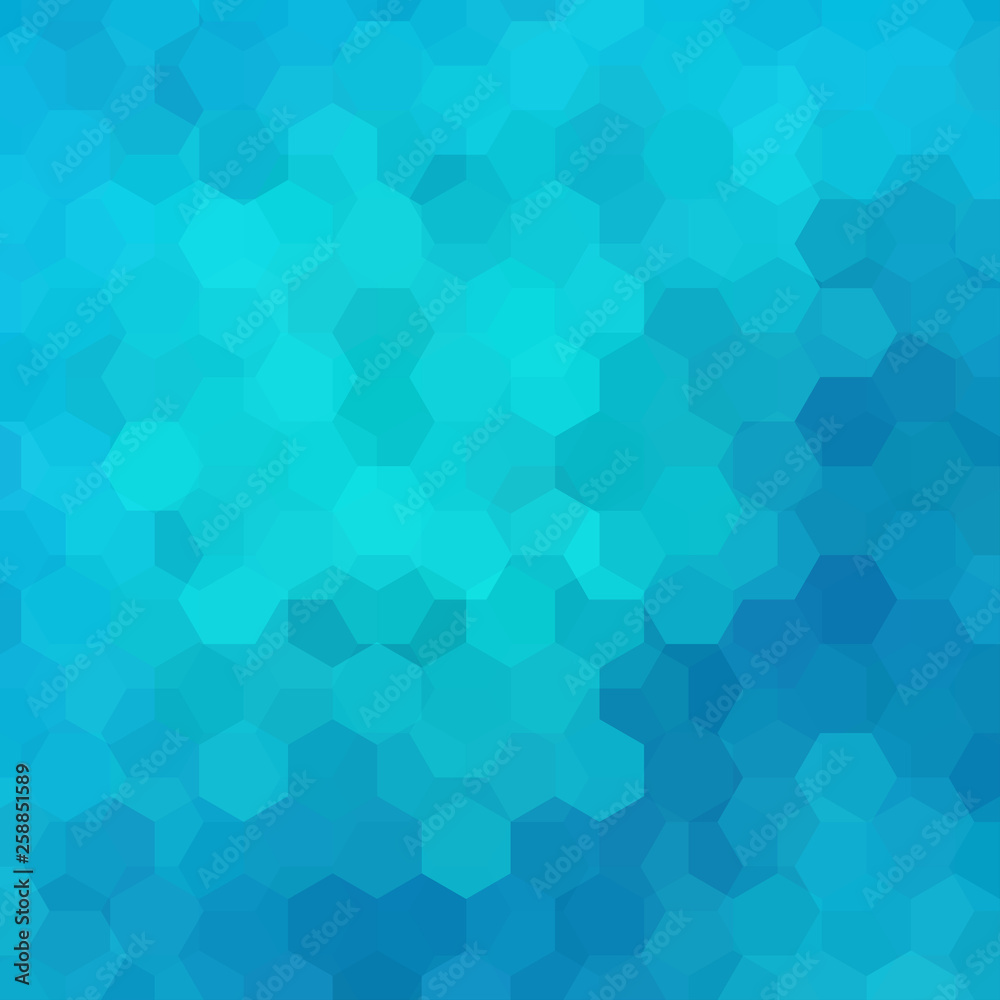 Abstract hexagons vector background. Blue geometric vector illustration. Creative design template. Abstract hexagons vector background. Blue geometric vector illustration. Creative design template.