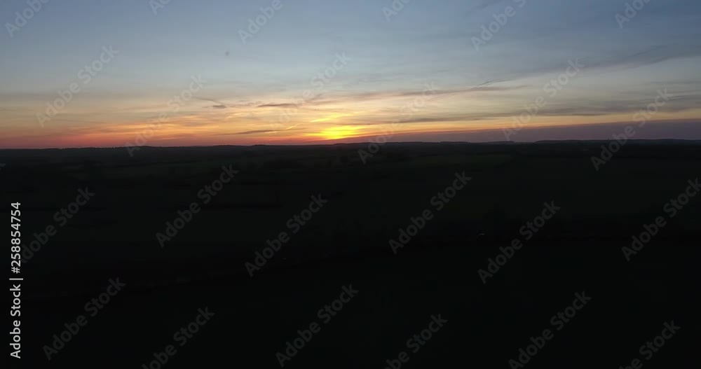 Beautiful sunset out of the air Beautiful sunset out of the air