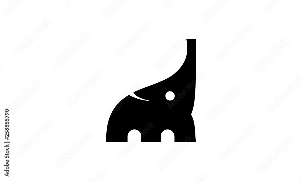 elephant logo black vector elephant logo black vector
