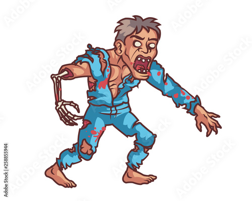 Ferocious Human Flesh Eating Zombie