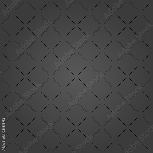 Geometric dotted dark pattern. Seamless abstract modern texture for wallpapers and backgrounds