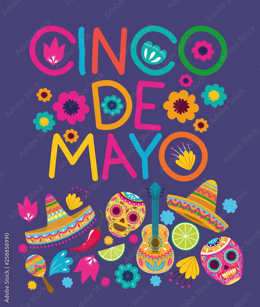 cinco de mayo card pattern