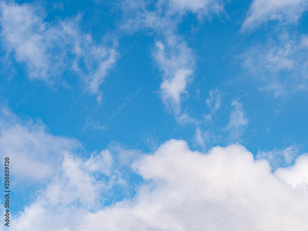 Obraz premium おもしろい雲と空のイメージ素材