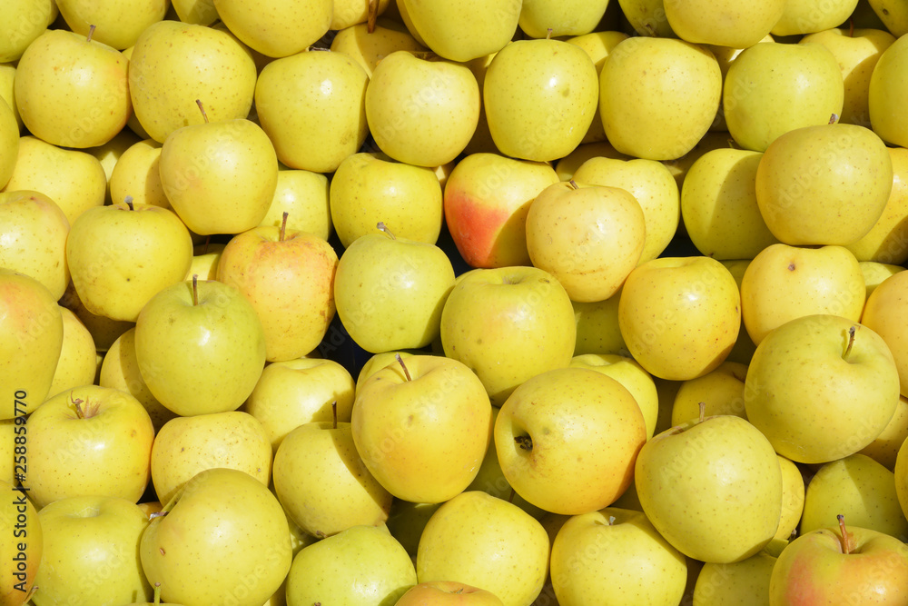 fresh apples in the market and background fresh apples in the market and background