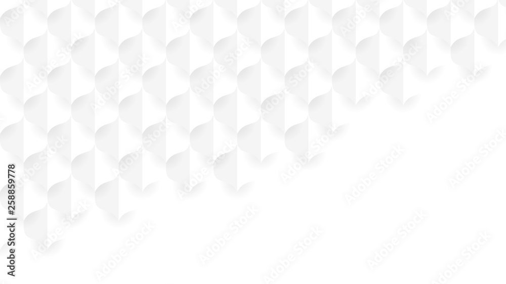 Abstract shapes composition. White and gray color background. Abstract geometric pattern, EPS10 vector.