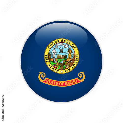 Flag Idaho button