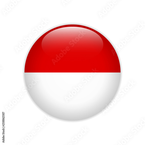 Flag Hessen button