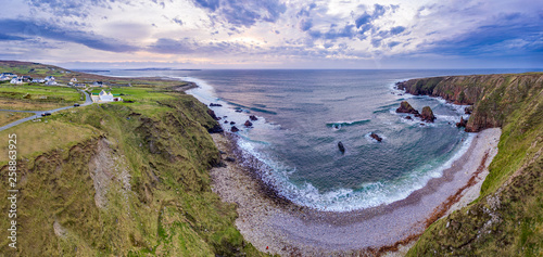 Aerial view of the Bloody Foreland, County Donegal, Ireland
