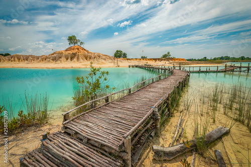 mangrove dock, bintan island, tanjung pinang city, indonesia photo