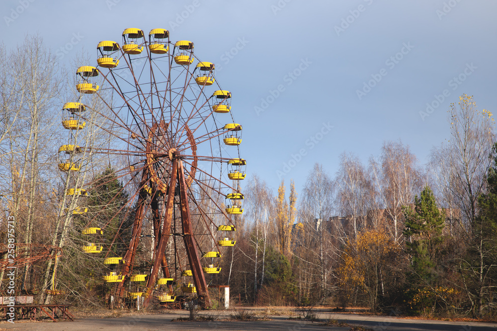Ferris wheel of Pripyat ghost town 2019 Ferris wheel of Pripyat ghost town 2019