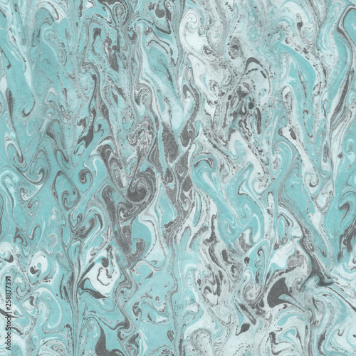 Blue Seamless marble textur...
