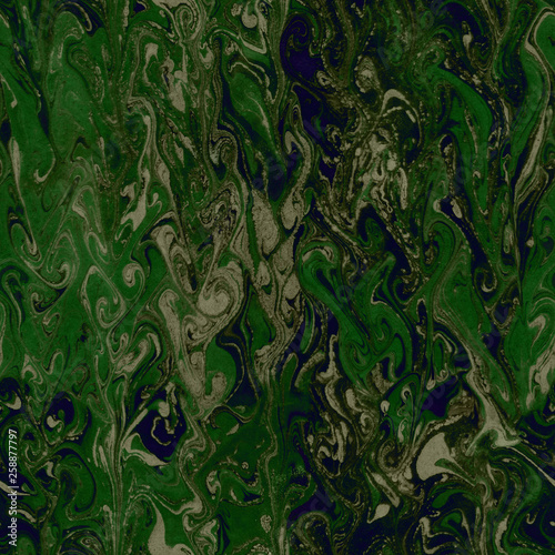 Green Black Seamless marble...