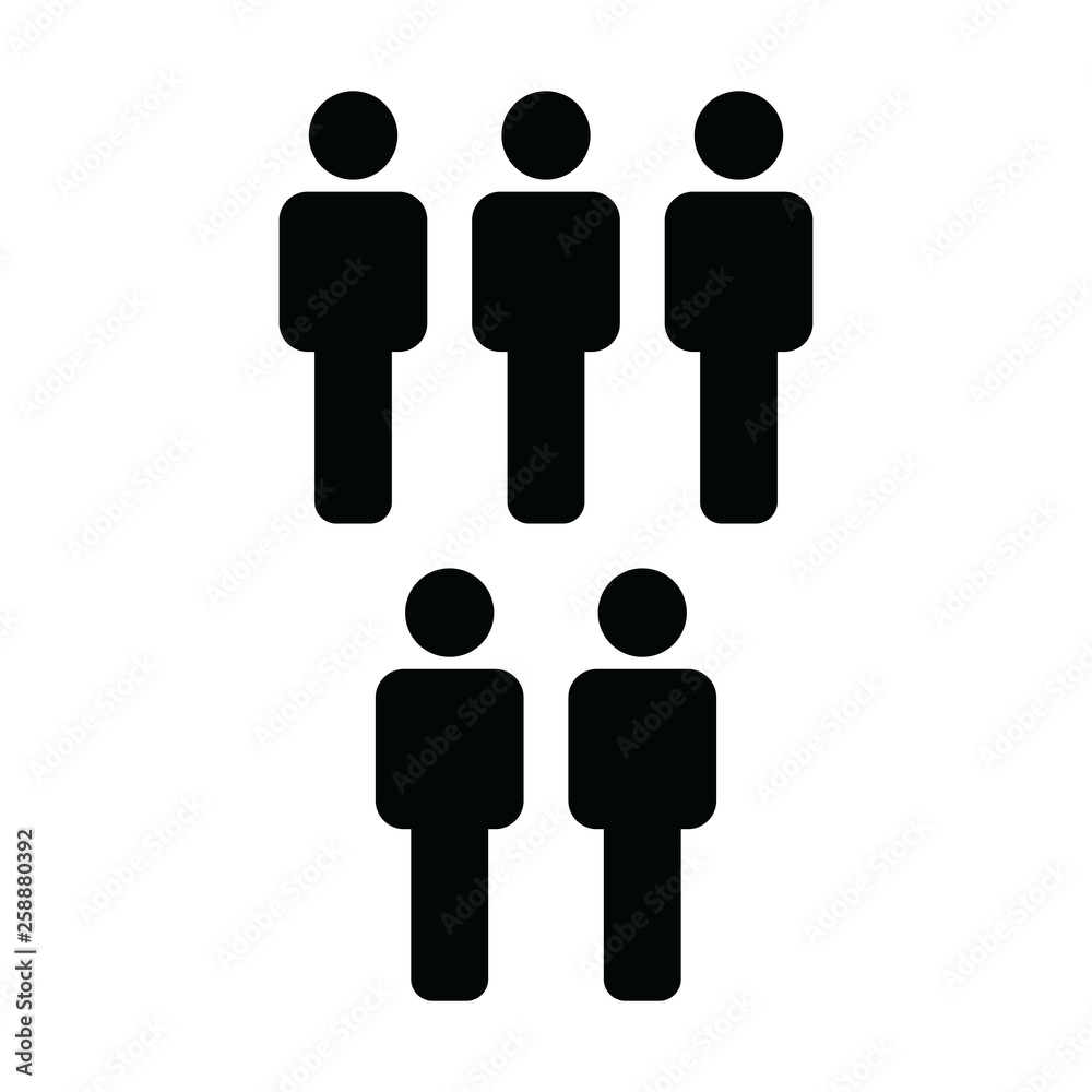 Meeting icon vector male group of people symbol avatar for business in flat color glyph pictogram illustration Meeting icon vector male group of people symbol avatar for business in flat color glyph pictogram illustration