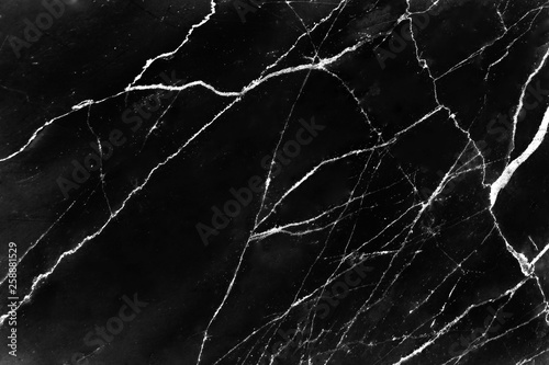 black with white marble texture for background