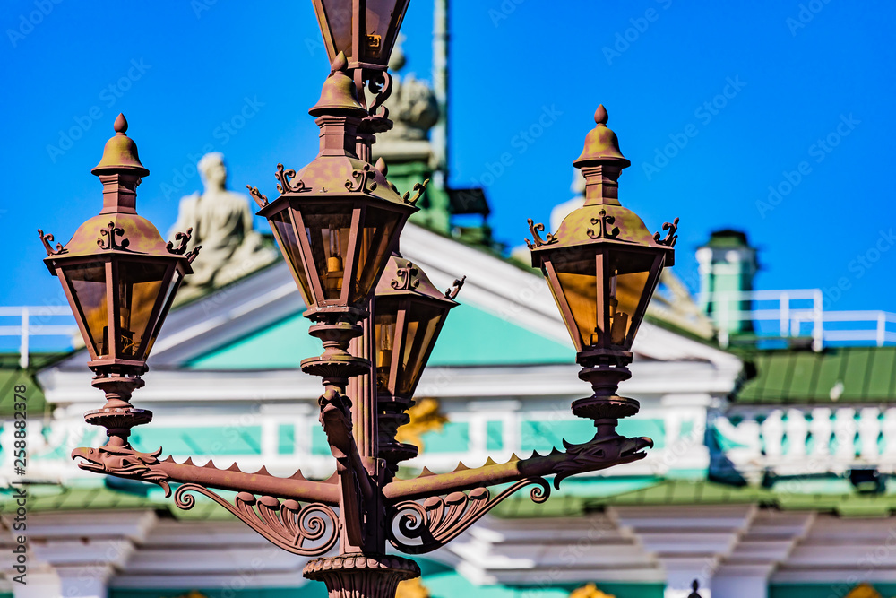 Elements of architecture of St. Petersburg Russia.
