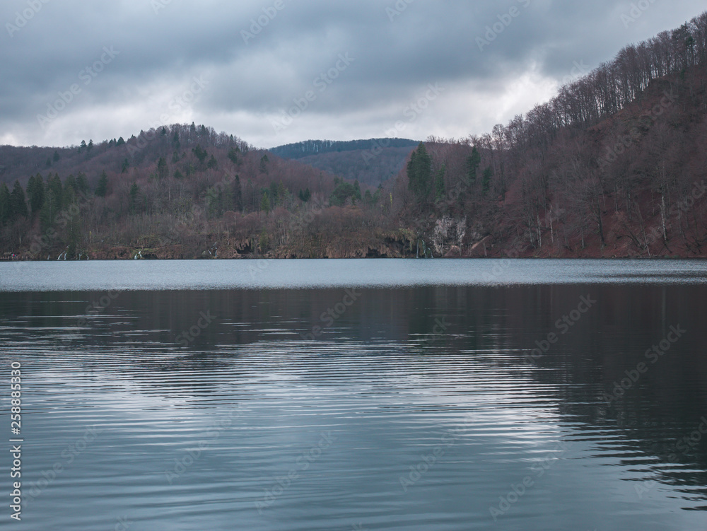 Calm lake landscape
