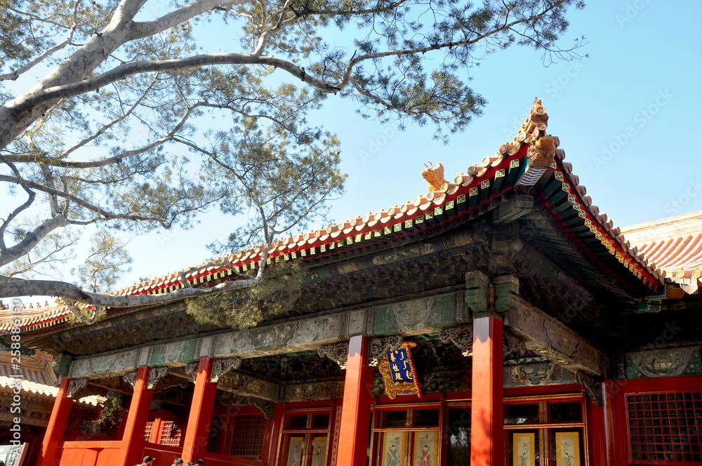 flying roof, Chinese traditional architecture flying roof, Chinese traditional architecture