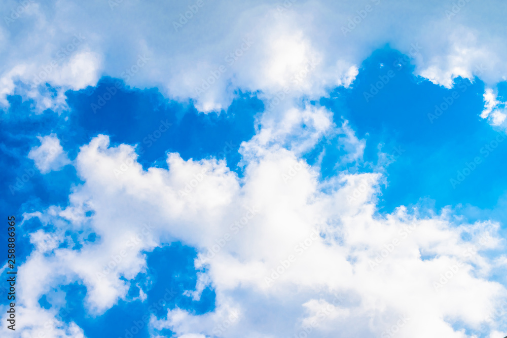 Obraz premium blue sky with cloud