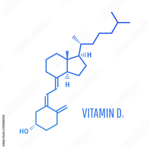 Vitamin D. Skeletal formula.