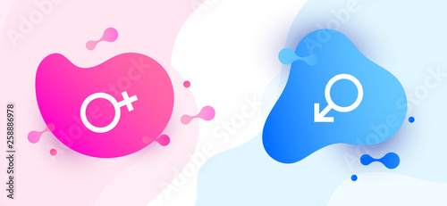 Gender equality concept.